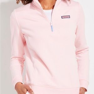 Vineyard Vines Women’s 1/4 Zip Shep Shirt Size M, Pink